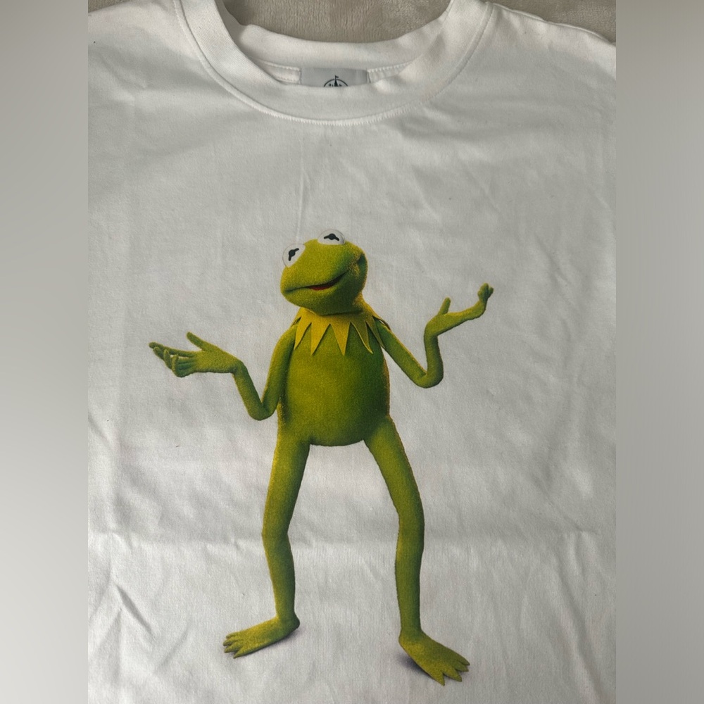 Crop Kermit the Frog top.